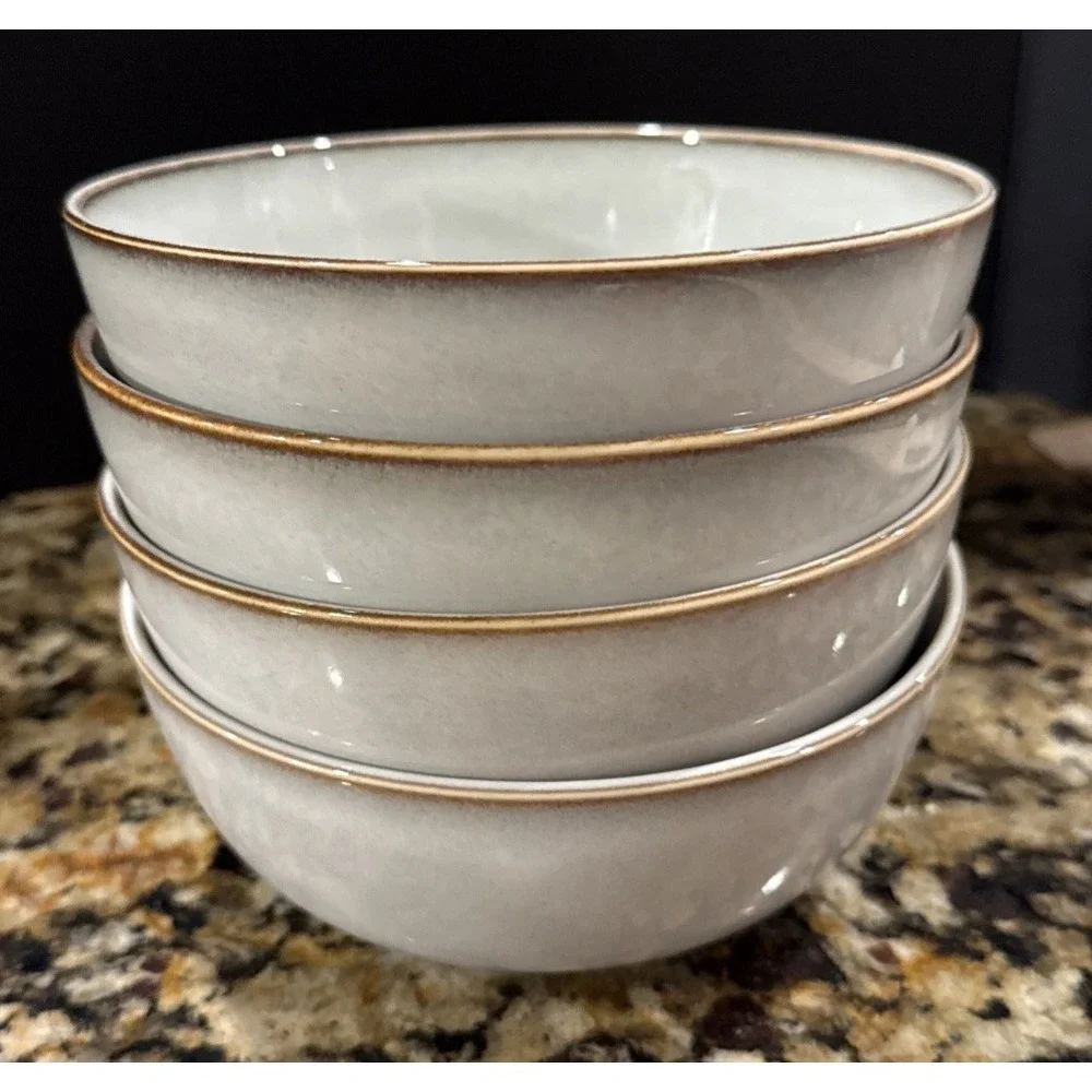 IKEA Of Sweden Stoneware Set Of‎ 4 Cereal Soup Bowls Bowl Grayish Brown 21963